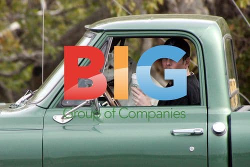 Kevin Dillon with Dogs in Malibu