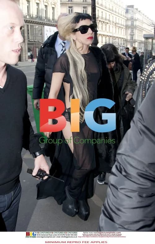 Lady Gaga Preps for Mugler Show in Paris