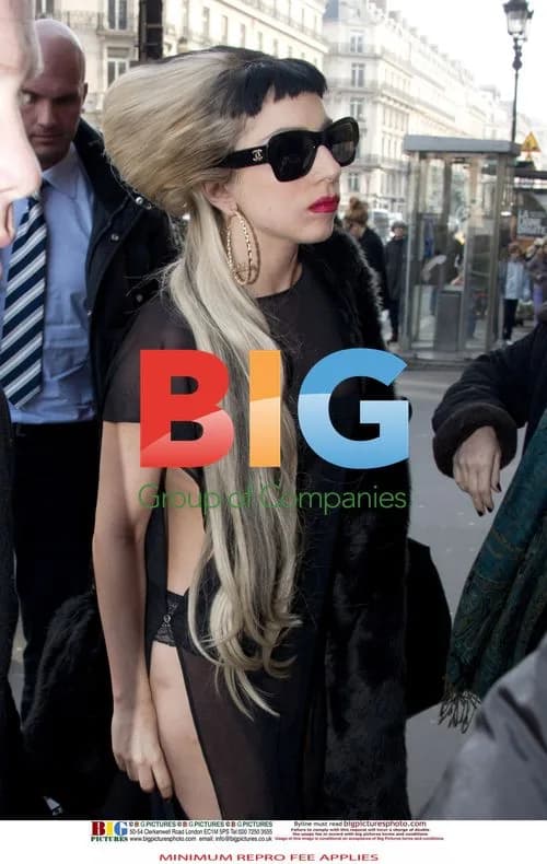 Lady Gaga at Mugler Paris Fashion Week