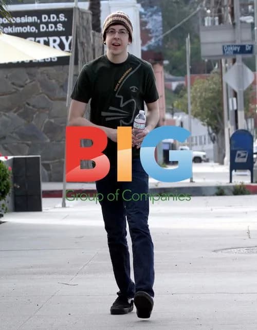 Christopher Mintz-Plasse takes a stroll