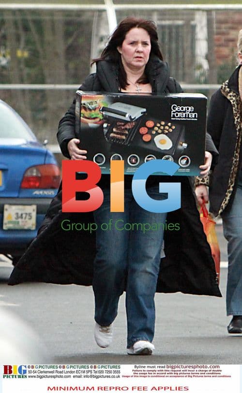 Coleen Nolan Stops to Buy George Foreman Grill