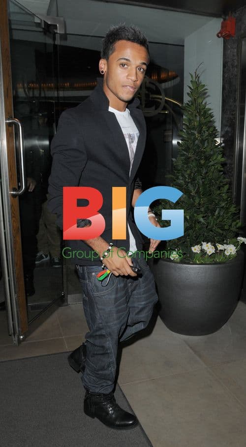 JLS Members Leaving Hotel