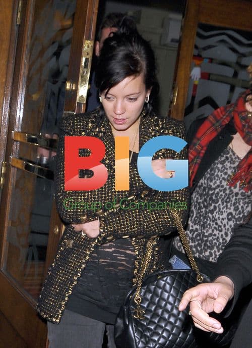 Lily Allen and Miquita Oliver at Groucho