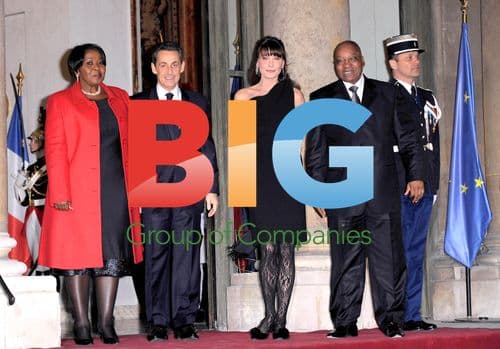 Sarkozy, Bruni-Sarkozy, Zuma at State Dinner