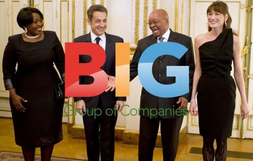 Bruni-Sarkozy, Sarkozy and Zuma at State Dinner