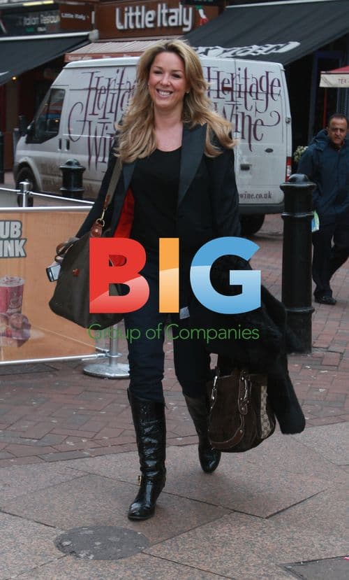 Claire Sweeney at Heart FM Studios