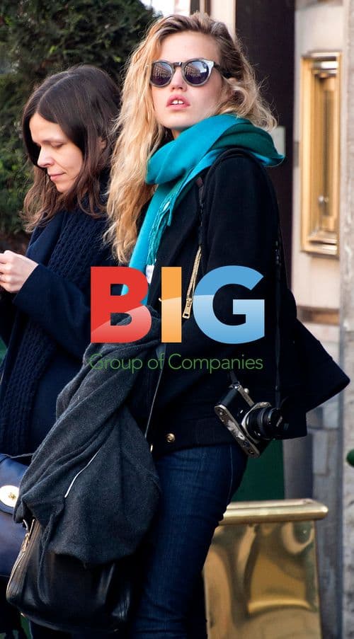 Georgia May Jagger and Ellen Von Unwerth in Paris