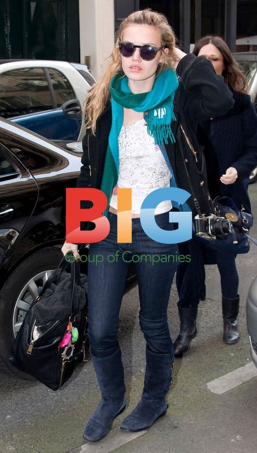 Georgia May Jagger and Ellen Von Unwerth in Paris