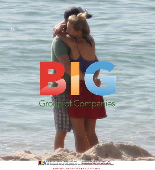 Michael Bublé and Fiancée Relax at Beach in Perth