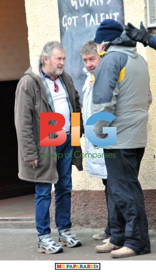 Gregor Fisher Filming 'Rab C Nesbitt' in Glasgow