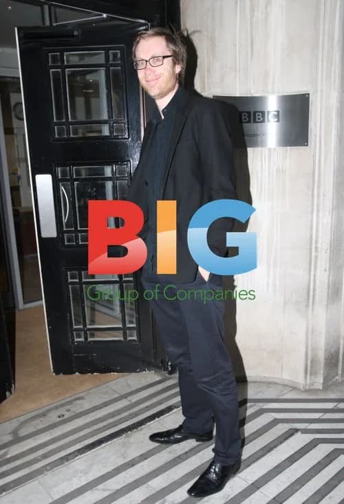 Stephen Merchant at Radio Two Studios