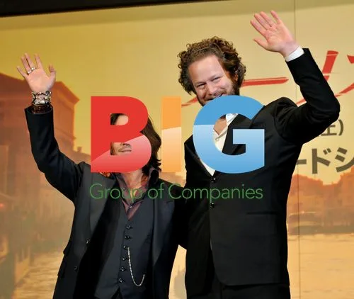 Johnny Depp & Florian Henckel von Donnersmarck at Japan Premiere