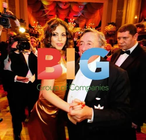 Ruby Rubacuori and Richard Lugner at Vienna Opera Ball