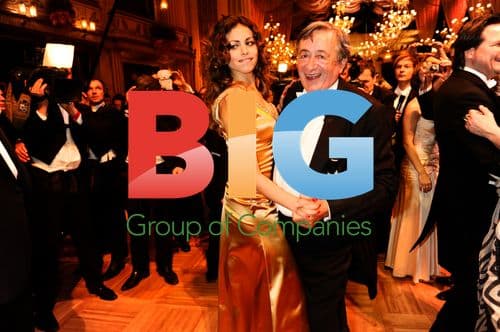 Richard Lugner and Ruby Rubacuori at Vienna Opera Ball