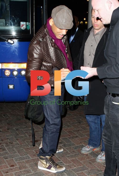 Will Smith and Family at Birmingham Hotel