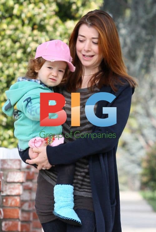 Alyson Hannigan with Daughter in Santa Monica