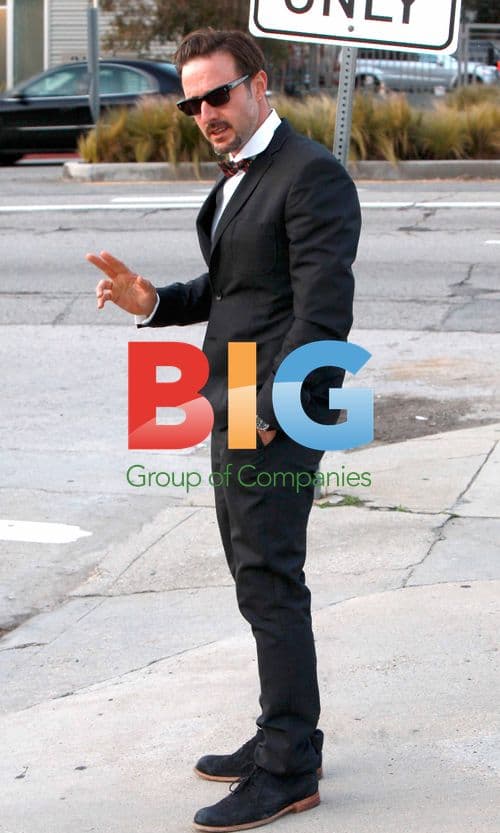 David Arquette Leaving LA Studio