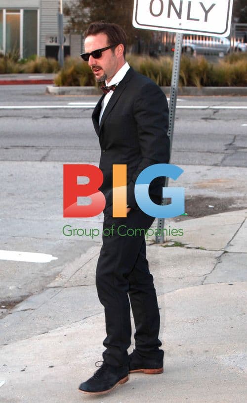 David Arquette Leaving LA Studio