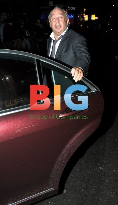 Sir Philip Green Leaving The Box Nightclub