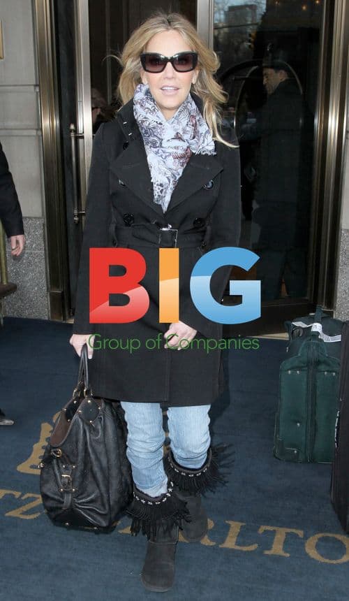Heather Locklear Leaving NYC Hotel