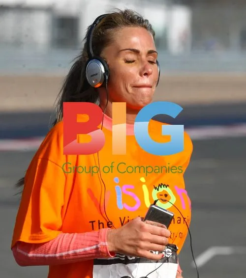 Katie Price Runs Adidas Half Marathon