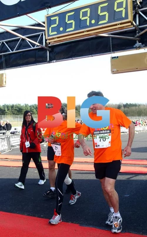 Katie Price Runs Adidas Silverstone Half Marathon