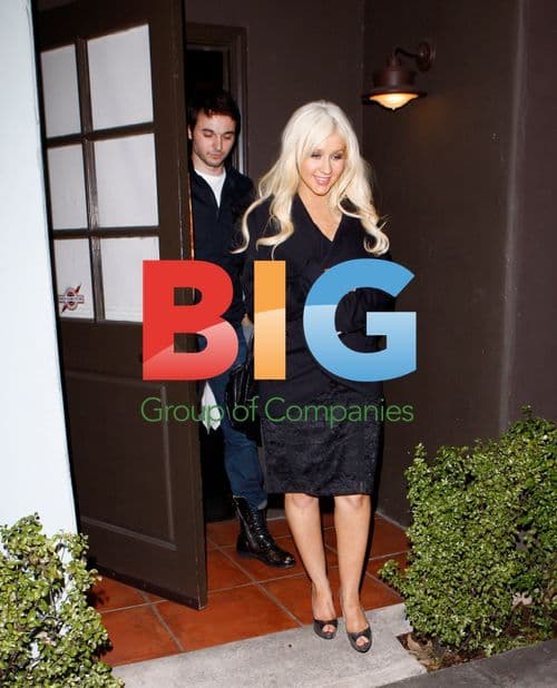 Christina Aguilera and Matthew Rutler Dinner Outing