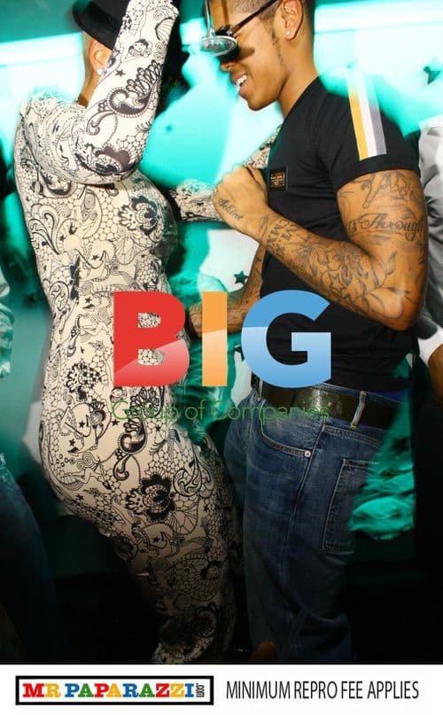 Amber Rose and Chipmunk Dancing at 'Love Candy' Club