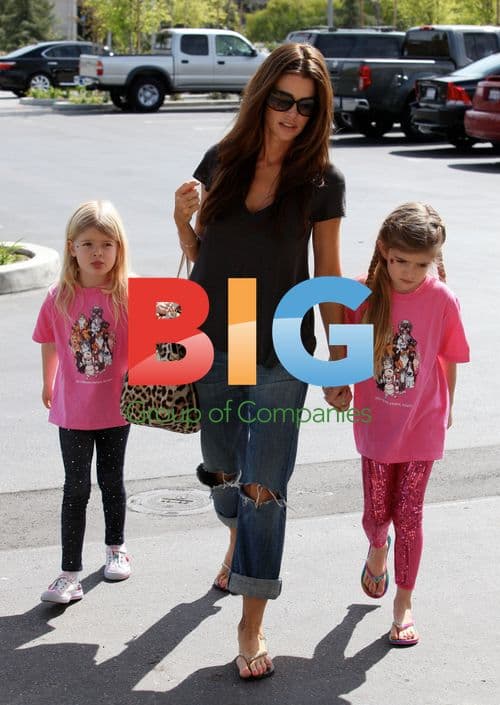 Denise Richards and Daughters at Maddy's Market