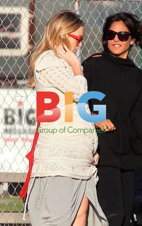 Kate Hudson and Family at Baseball Game