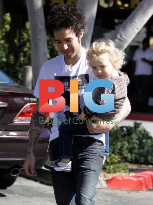 Pete Wentz with son Bronx