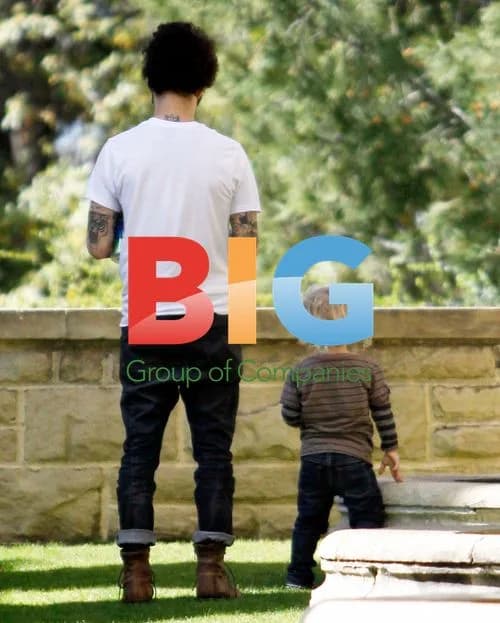 Pete Wentz and son Bronx in LA