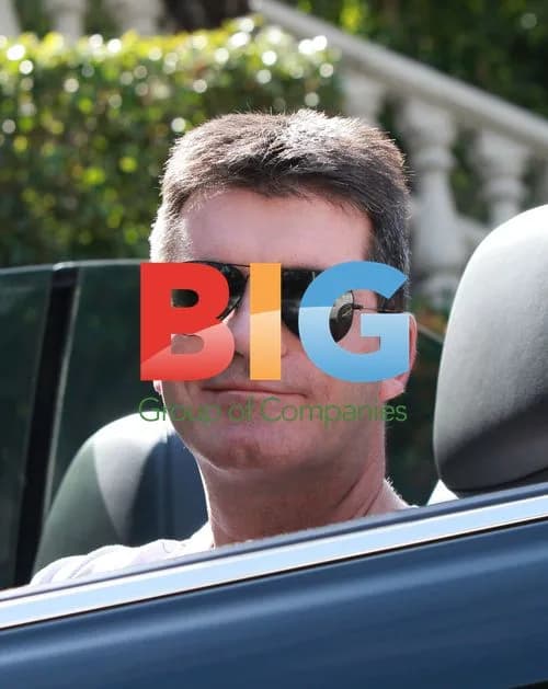 Simon Cowell Rides Rolls Royce