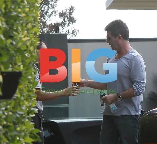 Simon Cowell Driving Bugatti in LA