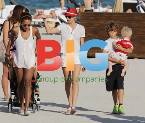 Boris Becker and Family on Miami Beach