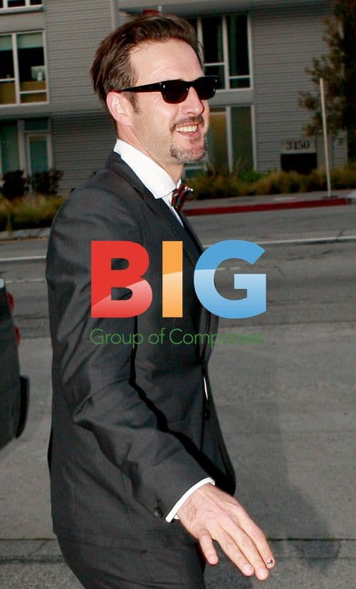 David Arquette Leaving LA Studio