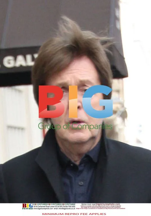 Paul McCartney Leaving Hair Salon