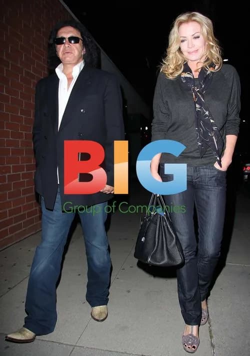 Gene Simmons and Shannon Tweed take a stroll in Beverly Hills