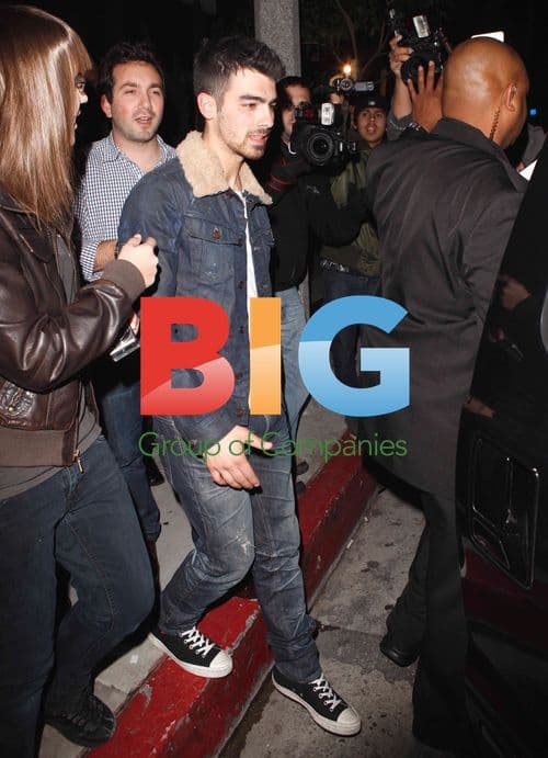 Joe Jonas Leaving Nightclub