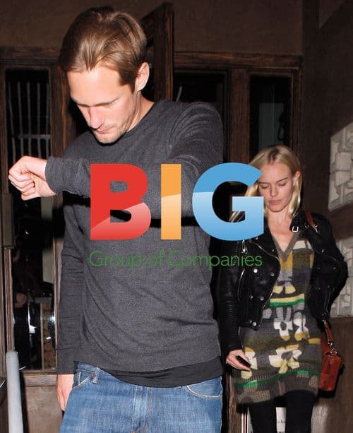 Kate Bosworth and Alexander Skarsgard Leaving Sushi Roku