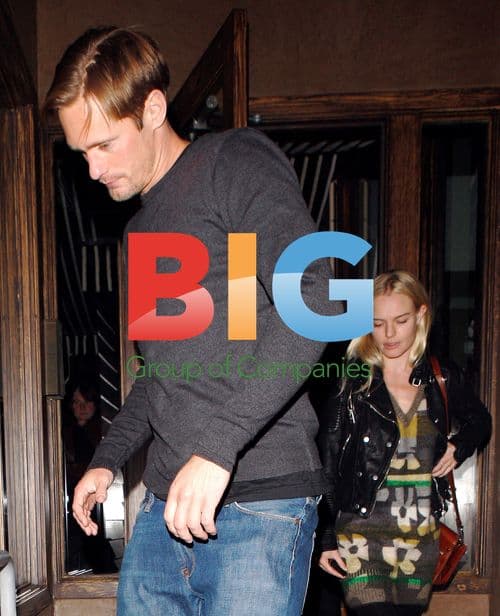 Kate Bosworth and Alexander Skarsgard leave Sushi Roku