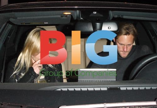 Kate Bosworth and Alexander Skarsgard leaving Sushi Roku