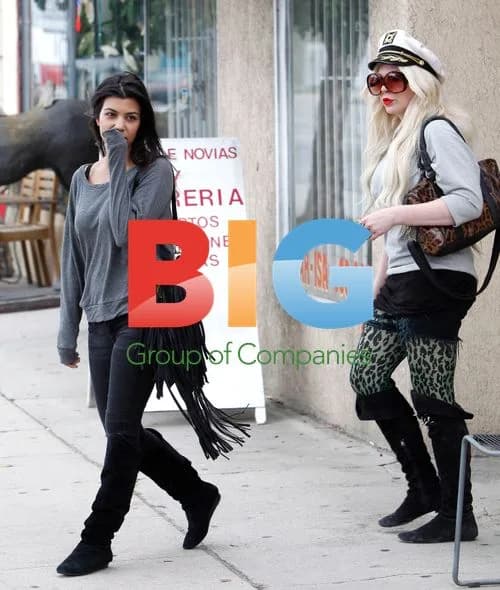Kourtney Kardashian Shopping at Antique Store