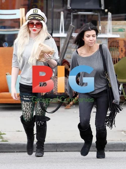 Kourtney Kardashian shopping in LA