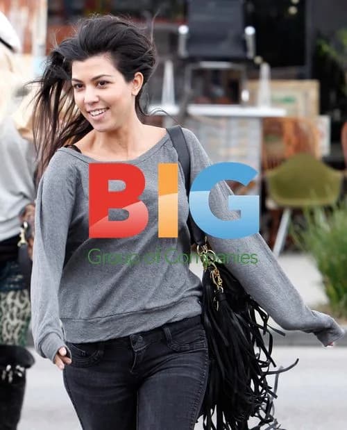 Kourtney Kardashian shopping at antique store