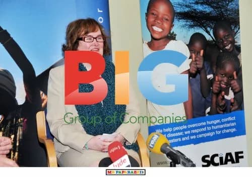 Susan Boyle Launches SCIAF Wee Box Big Change
