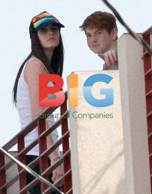 Ali and Cody Lohan on Balcony in Venice Beach