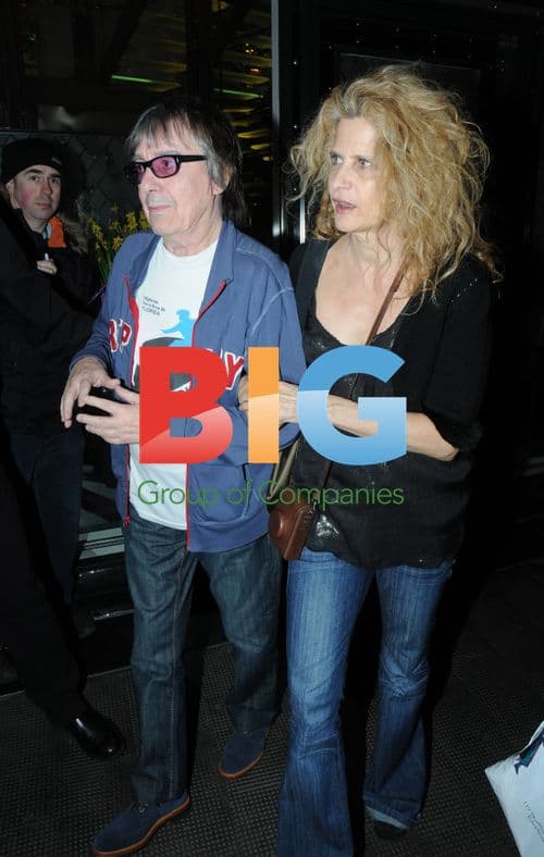 Bill Wyman outside Ivy Club, London