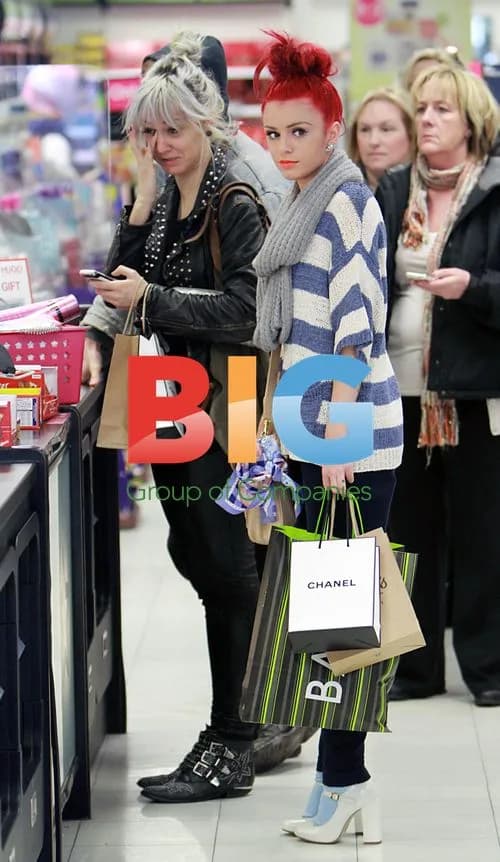 Cher Lloyd shopping in Liverpool