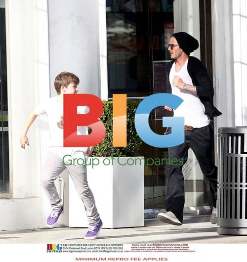David Beckham and Brooklyn Shopping